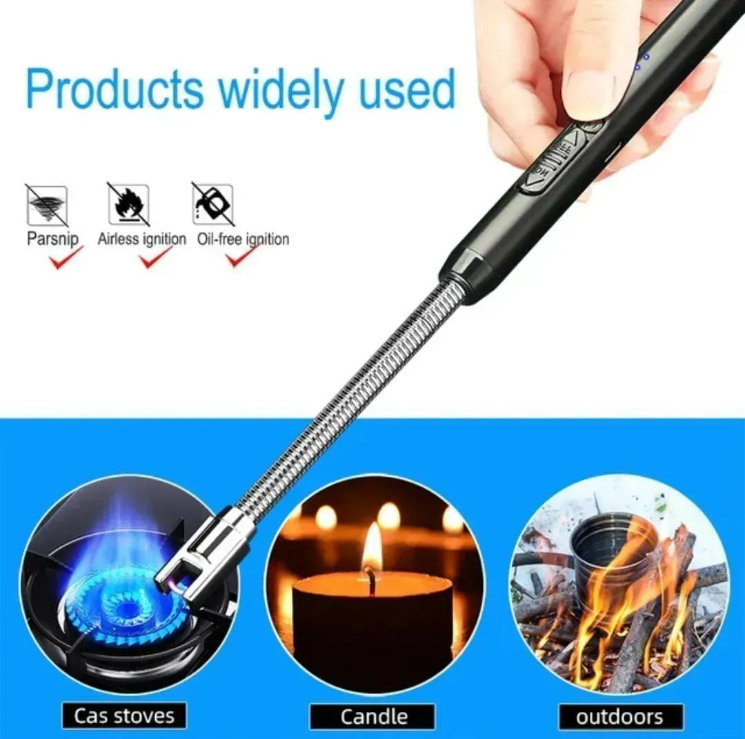 USB Rechargeable Electric Lighter with Charging Cable