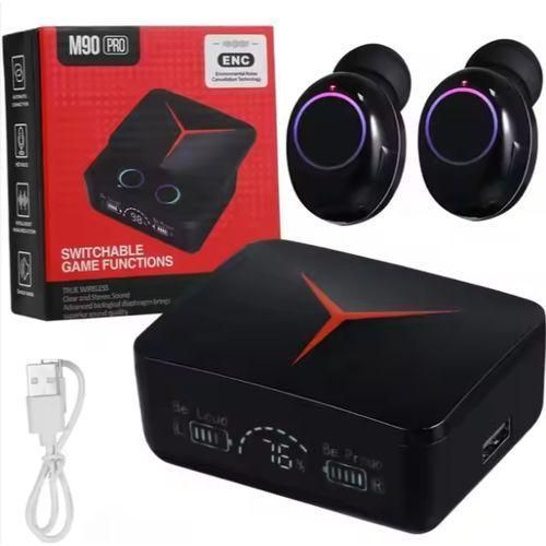 M90 Pro Earbuds – V5.2 Switchable Game Functions Box